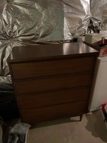 Photo of free Wooden dresser 4 drawers (Gaithersburg Quince Orchard) #1