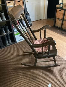 Photo of free furniture (headboard, stools, rocking chair)- Boyds near Black Hill Regional Park #1