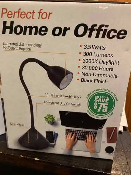 Photo of free Desk lamp (Capitol Hill Washington DC SE) #1