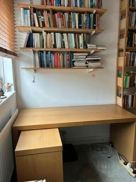 Photo of free Ikea Desk with pull-out panel (Highbury N7) #1