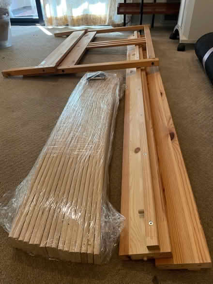 Photo of free IKEA twin bed frame (San Venetia) #2