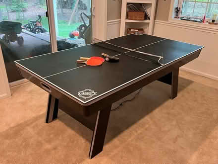 Photo of free Combo air hockey/ping pong table (Oakton) #1