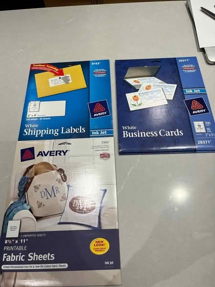 Photo of free Labels, Business Card Sheets (Chester Springs) #1