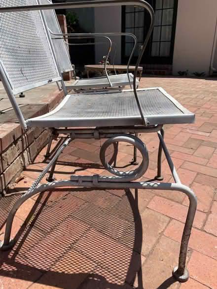 Photo of free Metal outdoor chairs (Beachwood Canyon) #4