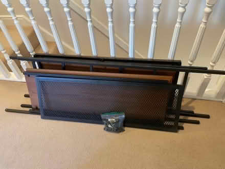 Photo of free Shelving unit, black, wood (Oxley Park MK4) #2