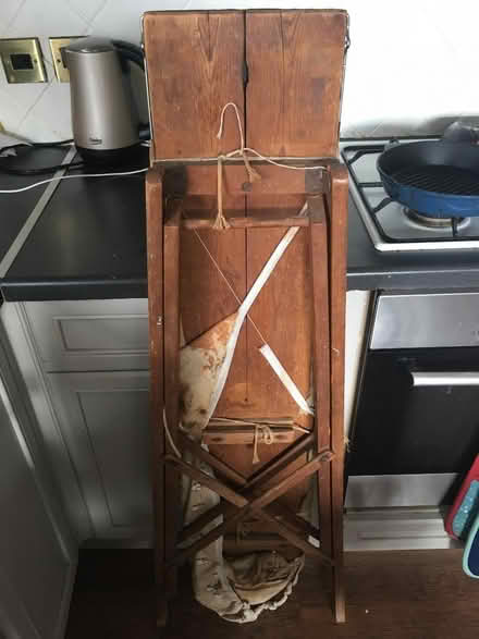 Photo of free Vintage wooden ironing board (Berrylands KT5) #2