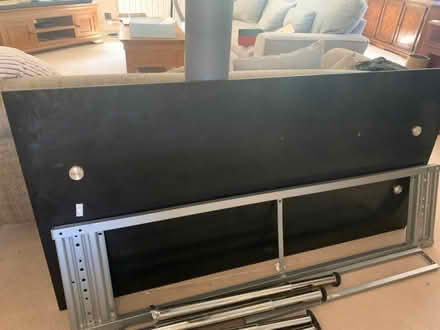 Photo of free Large tempered glass desk top (Frankby CH48) #1