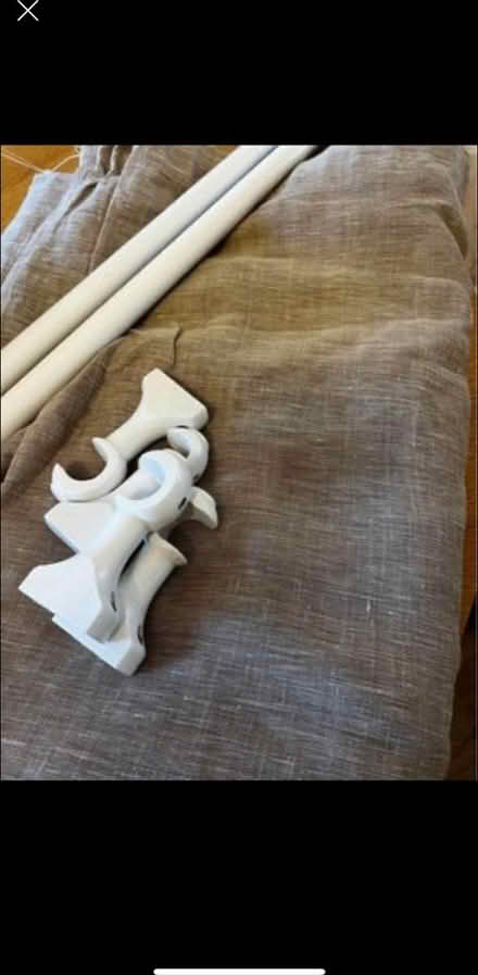 Photo of free Sheer curtains with curtain pole (E6) #1