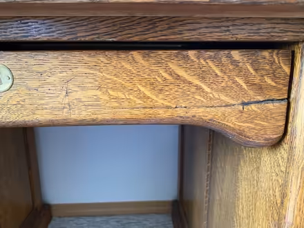 Photo of free Large wood desk (Greenwood) #3