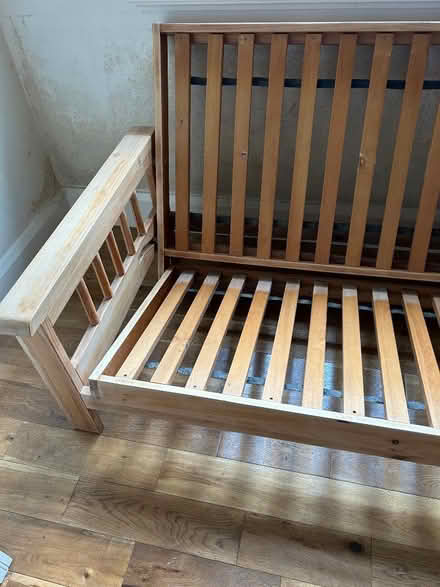 Photo of free Double wooden futon bed (Matlock DE4) #3