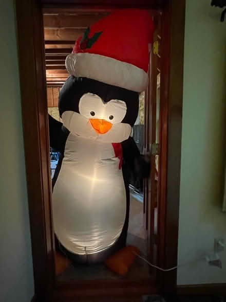 Photo of free inflatable Christmas penguin (Goshen Ct) #2