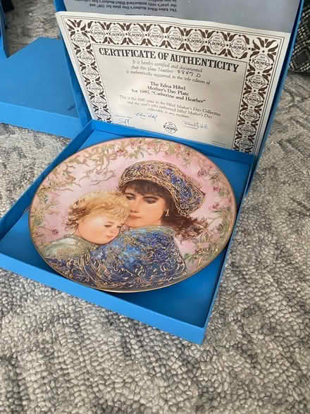 Photo of free Edna Hibel Mother’s Day Plates (Highlands) #1