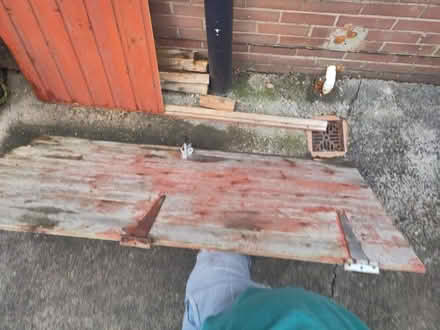 Photo of free Old wooden shed door (Farington PR25) #1