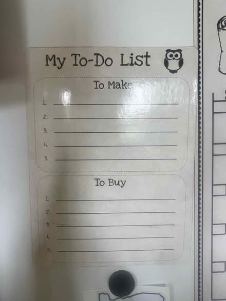 Photo of free Magnetic calendar and to do list (Arcata) #1