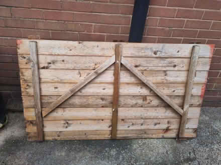 Photo of free Old wooden shed door (Farington PR25) #2