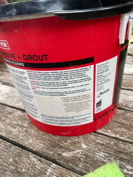 Photo of free Evo-Stick Floor Tile Adhesive and Grout (Farnham Royal SL2) #2