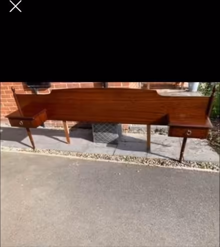 Photo of free Teak head board and drawers (Loughborough) #2