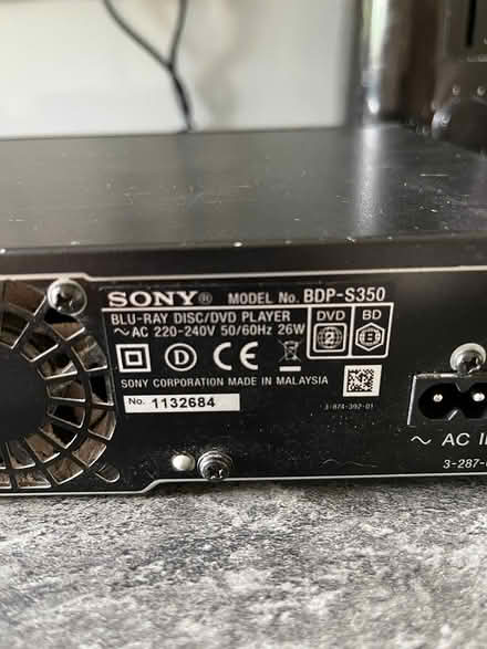 Photo of free Sony Blue Ray DVD Player. No leads (Denholme BD13) #1