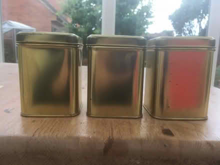 Photo of free 3 small storage tins (Bishops Cleeve GL52) #1