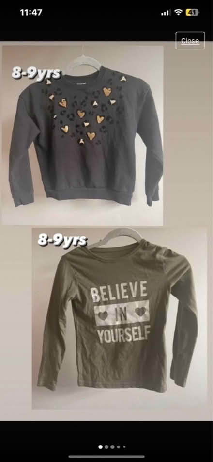 Photo of free Girls jumpers 8-9 (West Winch PE33) #1