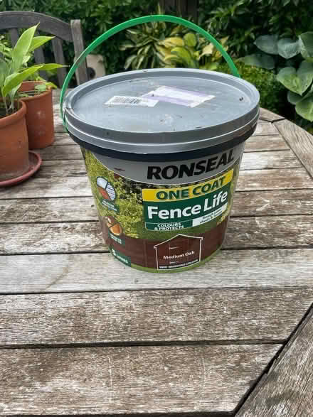 Photo of free Ronseal One Coat fence stain and protector (Farnham Royal SL2) #1