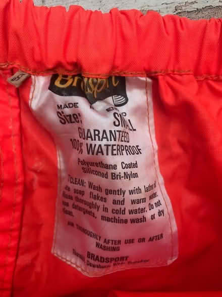 Photo of free Hi viz waterproof over trousers (Scarborough YO12) #2
