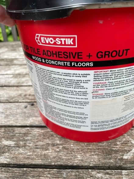 Photo of free Evo-Stick Floor Tile Adhesive and Grout (Farnham Royal SL2) #3