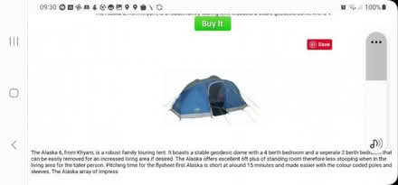 Photo of free Khyam Alaska 6 man tent (Camden) #1
