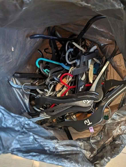Photo of free Huge bag of coat hangers (Upton st Leonards) #1