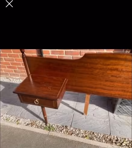Photo of free Teak head board and drawers (Loughborough) #1