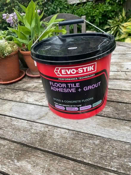 Photo of free Evo-Stick Floor Tile Adhesive and Grout (Farnham Royal SL2) #1