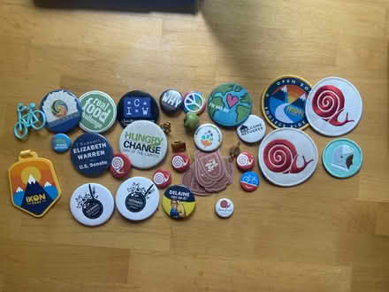 Photo of free Various pin back buttons + patches (SW Denver (Alameda + Federal)) #1