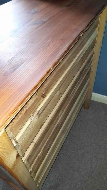 Photo of free Pine chest of drawers (Littleover, Derby) #3