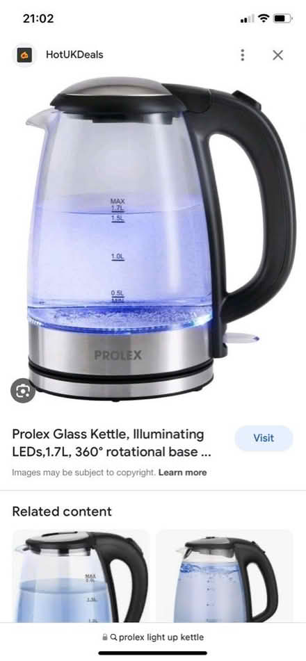 Photo of free Prolex glass kettle (Redruth) #3