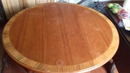 Photo of free Drop leaf small wooden table (Knighton LD7) #1
