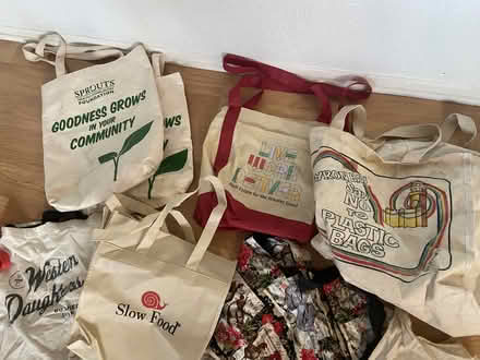 Photo of free Grocery tote bags (SW Denver (Alameda + Federal)) #1