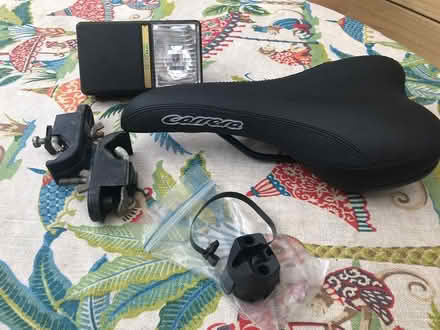Photo of free Carrera Cycle seat unused (Scarborough YO12) #1