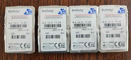 Photo of free 4xBiofinity contact lenses PWR-1.25 (Epsom KT17) #3