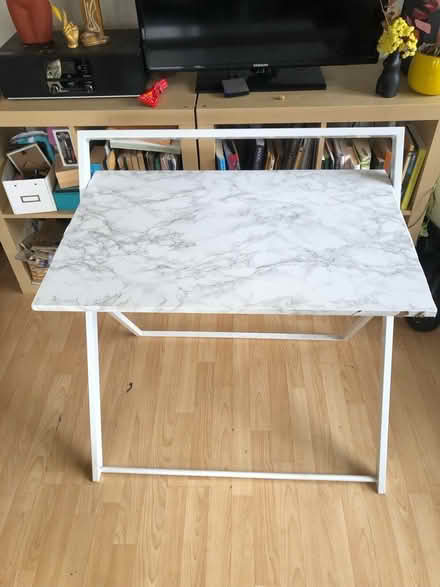 Photo of free Fold down marble effect desk (NW2) #3