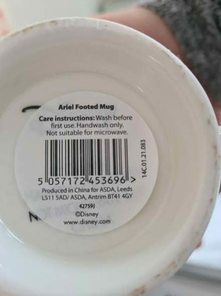 Photo of free Two Disney Ariel mugs (Flixton) #2