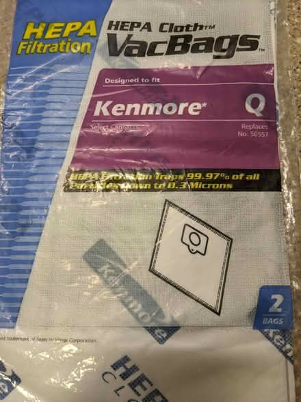 Photo of free Kenmore HEPA bags (North Farmington Hills) #1