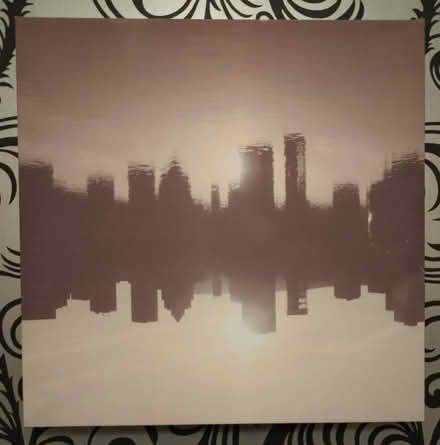 Photo of free Canvas Print of a City at Dusk (Mill Hill BB2) #1