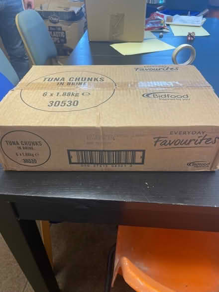 Photo of free 6 large tins of tuna 1.88KG each (NW11) #2