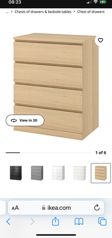 Photo of free Tall IKEA Chest of drawers (Upper Malone, Belfast, BT9) #1