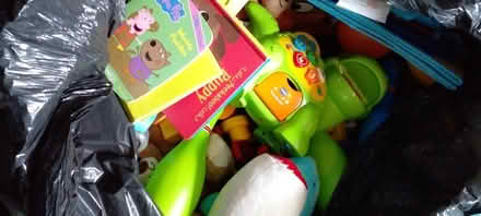 Photo of free Toys, wardrobe doors, bubble machine, lino tiles, bed guard (S5 parson Cross) #2