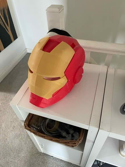 Photo of free 3D printed iron Man helmet (Coventry CV2) #1