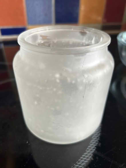 Photo of free Frosted glass jar. (Northcourt OX14) #1