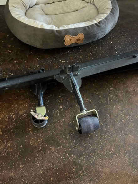 Photo of free Bedframe with wheels (West Parker - Colt/Preston) #1
