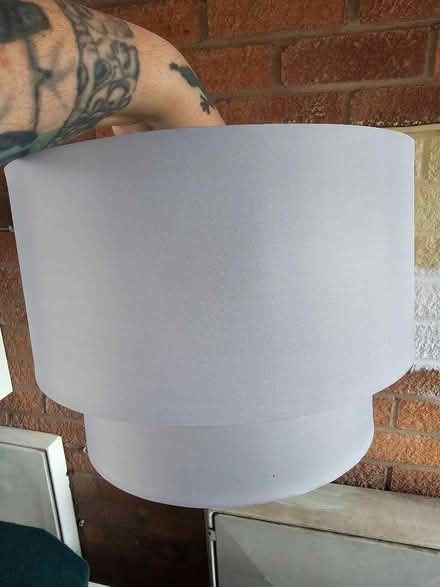 Photo of free Grey ceiling lamp shade (St. Georges TF2) #1