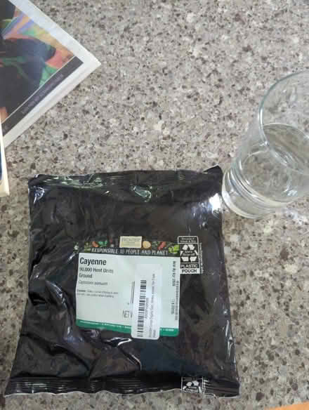 Photo of free Bag of Cayenne pepper seasoning (40204) #1
